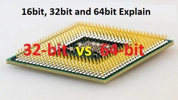 Difference Between 16bit, 32bit and 64bit Explain in Hindi processor 2 1 1