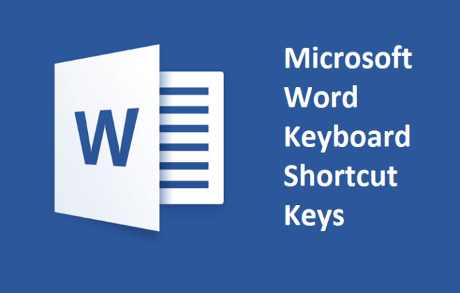 Latest All Microsoft Word Keyboard Shortcut Keys List With Description ...